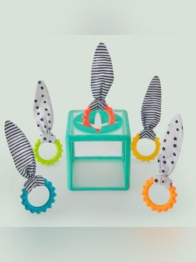 SASSY rainbow ring drop toy baby toy